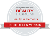 Ausgezeichnet von BEAUTY FORUM – Institut des Monats